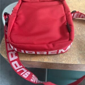Red Supreme Men's Crossbody Bag
